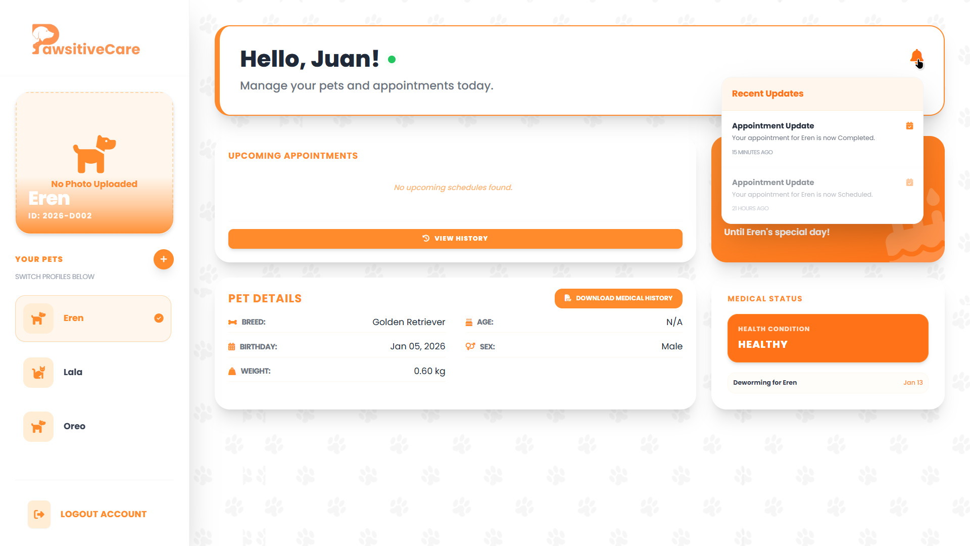 Appointment Notification
