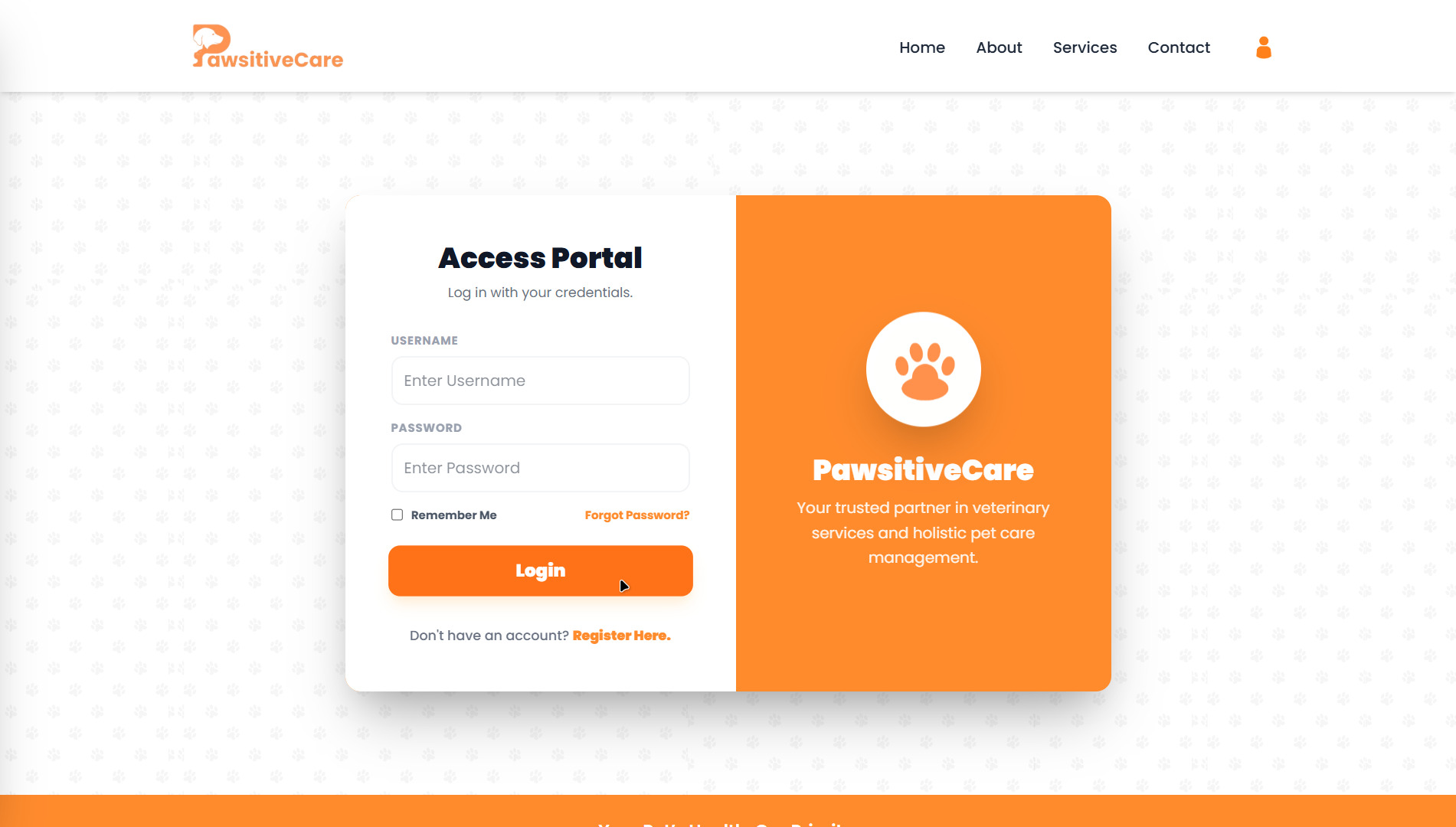 Login Page